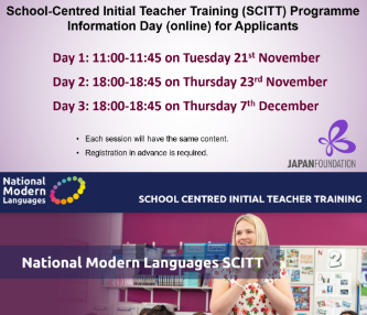 School-Centred Initial Teacher Training Information Day for Applicants